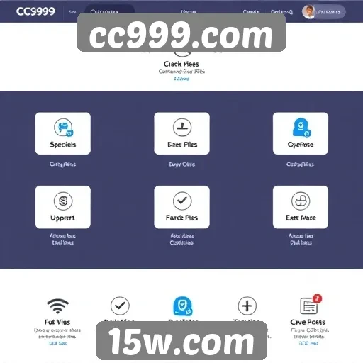 Recursos e funcionalidades oferecidas pelo site cc999.com